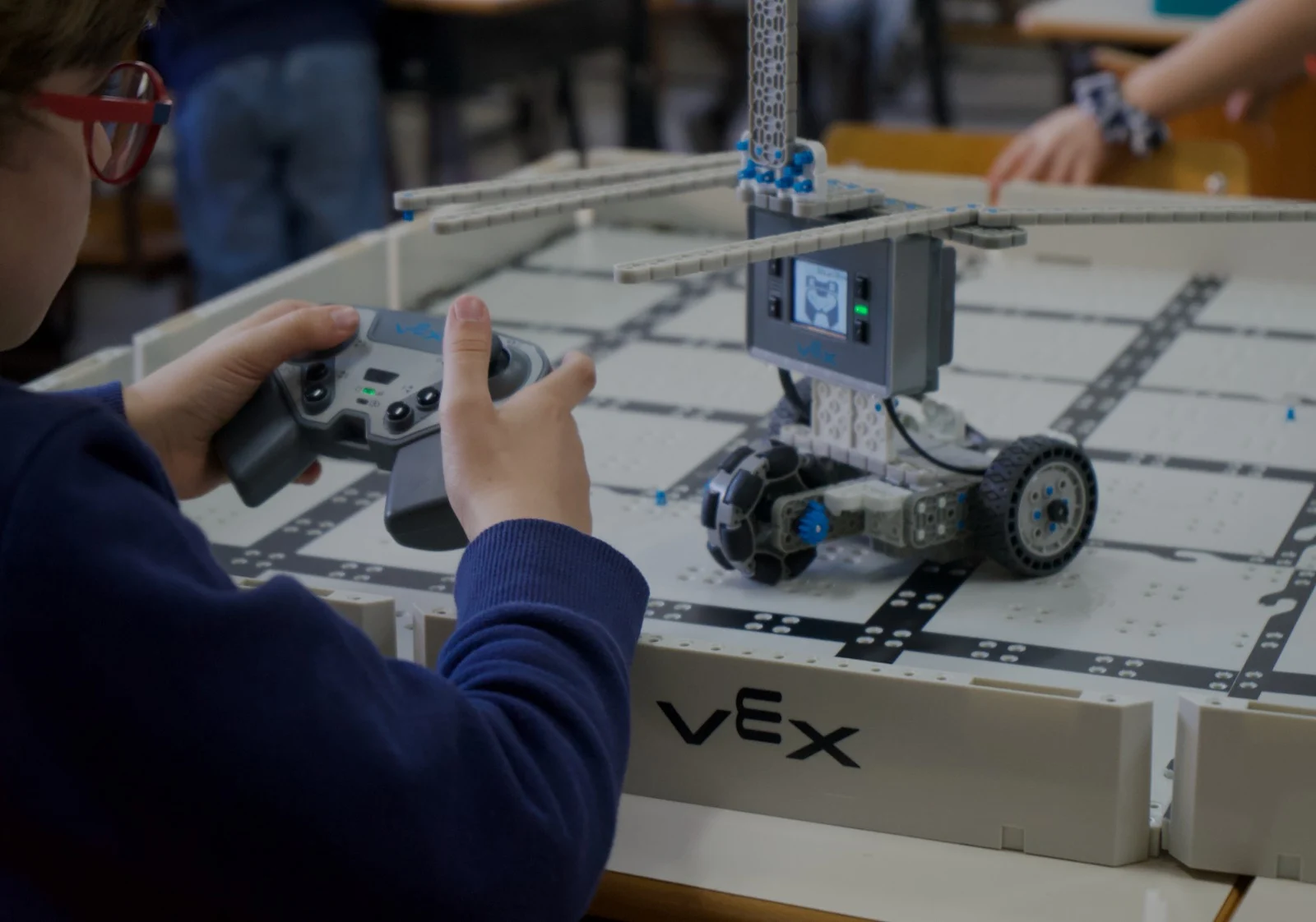 Atividade de robótica numa experiência educativa